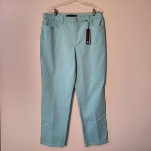 Gloria Vanderbilt Blue Chinos Tailored Ankle Length